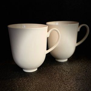 Crate & Barrel Made In England Royal Stanford For Handler 2 Coffee/Tea Cups Mugs